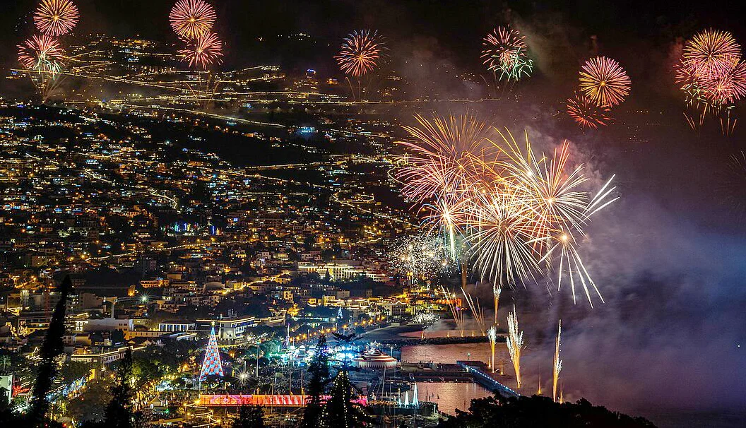 Fogo de artifício no Funchal