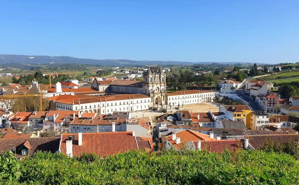 vista do Castelo de Alcobaça