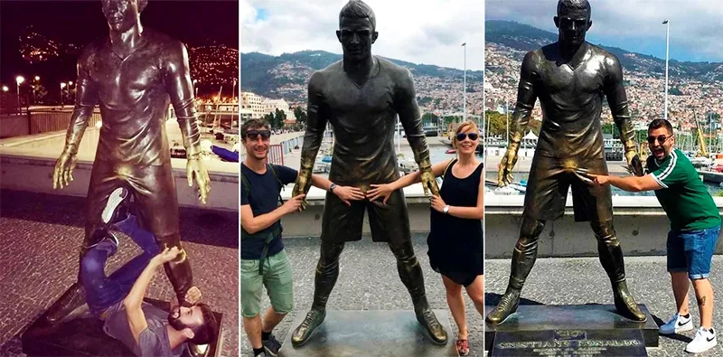 Estátua do Cristiano Ronaldo