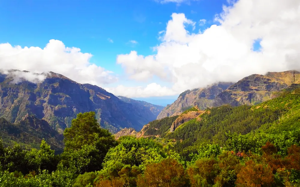 Miradouro da Encumeada, ilha da Madeira