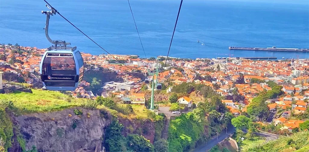 Teleférico do Jardim Botânico, Funchal, ilha da Madeira
